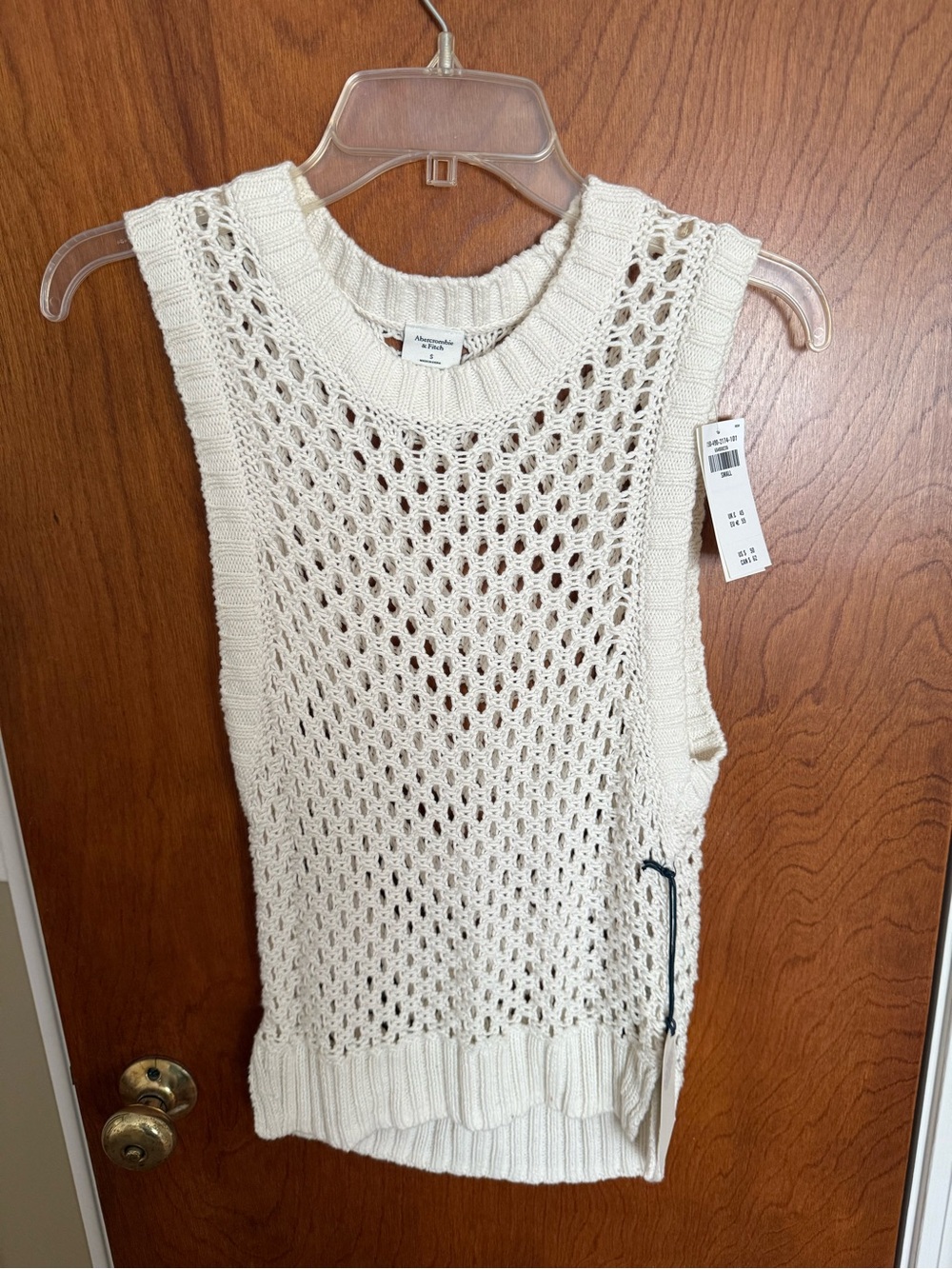 Abercrombie Crochet Knit Sweater Tank